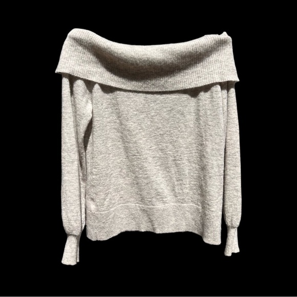 🌻Designers Remix Charlotte Eskildsen Grey Alpaca Wool Off Shoulder Sweater S - Picture 3 of 8